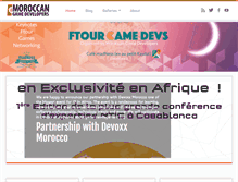 Tablet Screenshot of moroccangamedevelopers.org